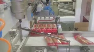 Линия  ПОСТЭКС автоматической укладки продукта в гофрокороб.