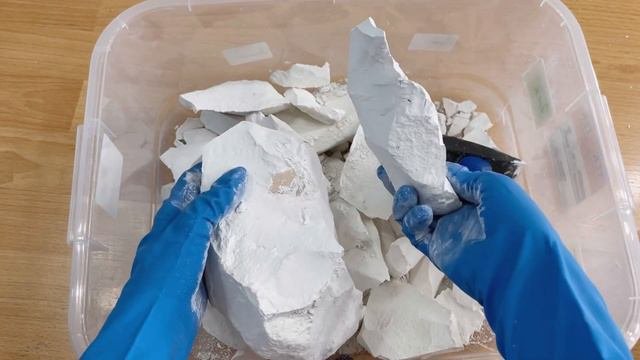 Долгожданная колка мела/МЕЛ/Как стёклышко/звонкий/CHALK/колка глыб/хруст/Севрюково