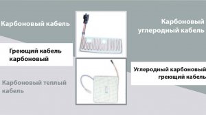 Карбоновый теплый кабель