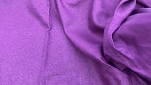 Лён фиолетового цвета однотонная 20511