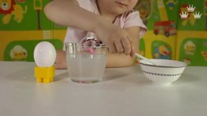 Плавающее яйцо Крутой эксперимент про соленую воду и яйцо Детские опыты