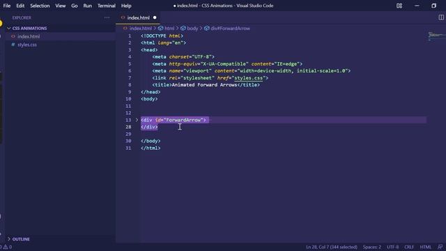 Create Animated Forward Arrows with CSS3 Animations