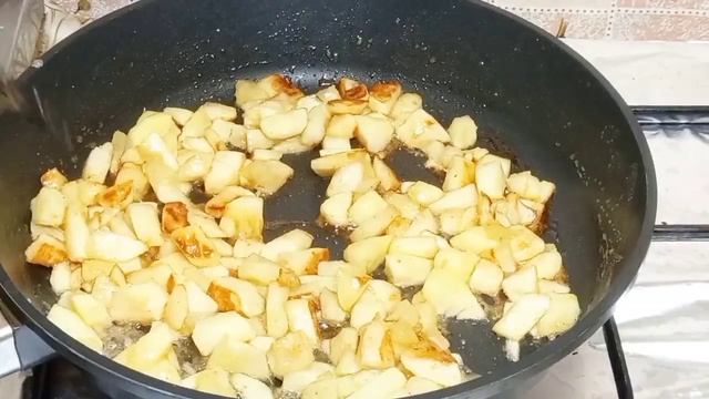 Завтрак приготовил за 5 минут/Блиины с яблоками/Простой и очень вкусный рецепт/Pancakes with apples смотреть онлайн