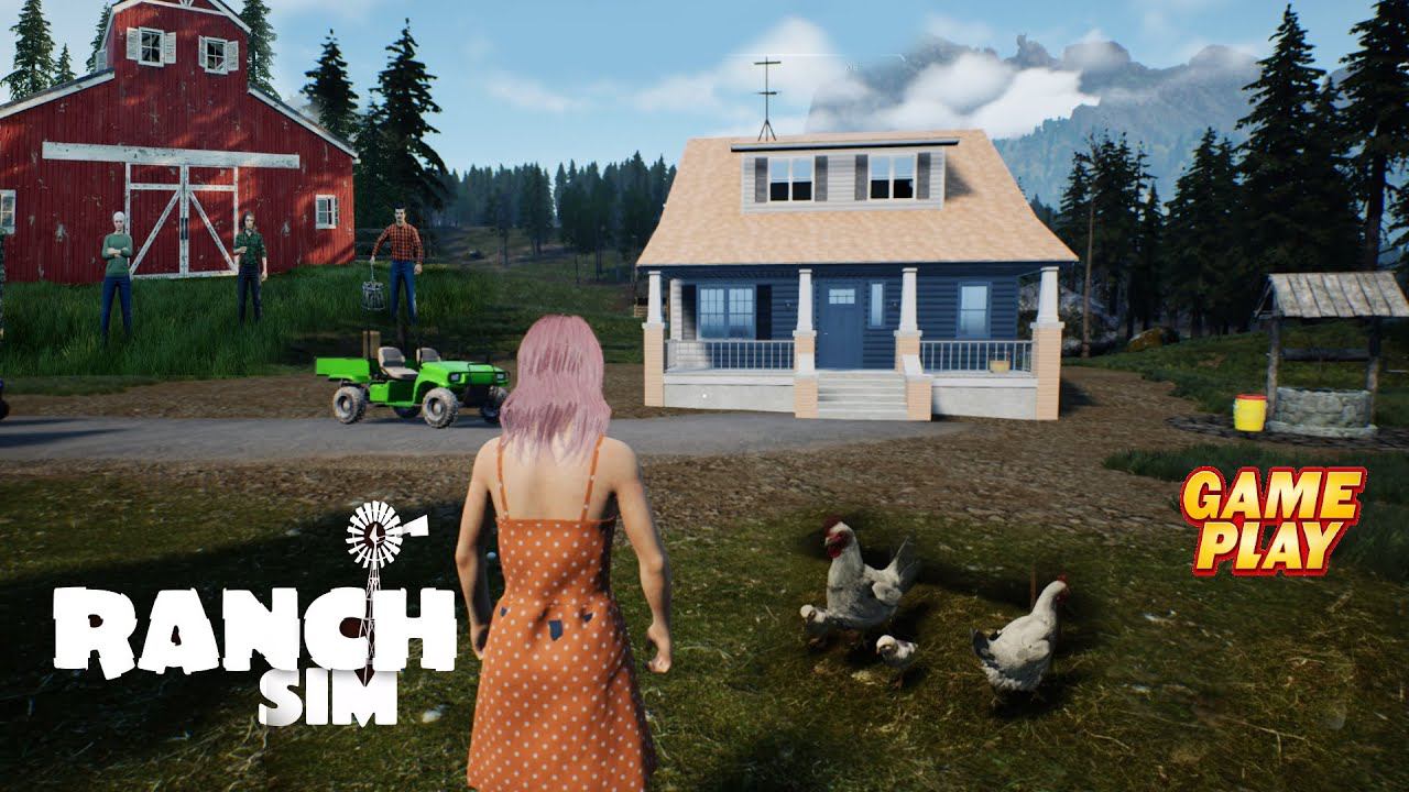 Ranch Simulator ★ Gameplay ★ PC Steam Game 2021 ★ HD 1080p60FPS