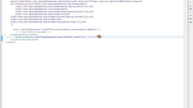 SPRING FRAMEWORK TASK SCHEDULER DEMO смотреть онлайн