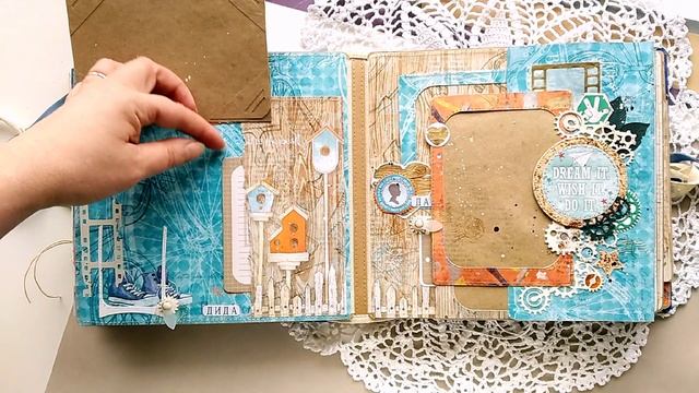 Яркий фотоальбом для мальчика скрапбукинг смотреть онлайн