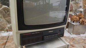 Горизонт-466Д.  Первый переносной белорусский цветной телевизор.