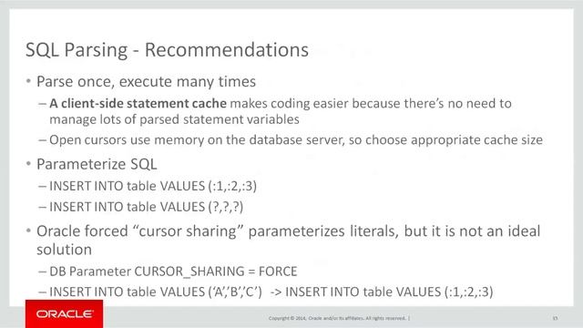 Coding for High Performance Data Loading in Oracle Database