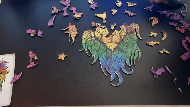 Самый ужасный пазл. АртеЛогика не умеет делать пазлы. Деревянный пазл лев.