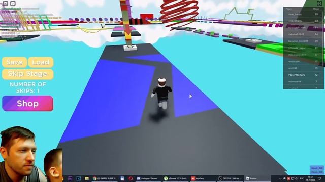 Монстры и паркур в сладком мире | Roblox | Папа Плей смотреть онлайн