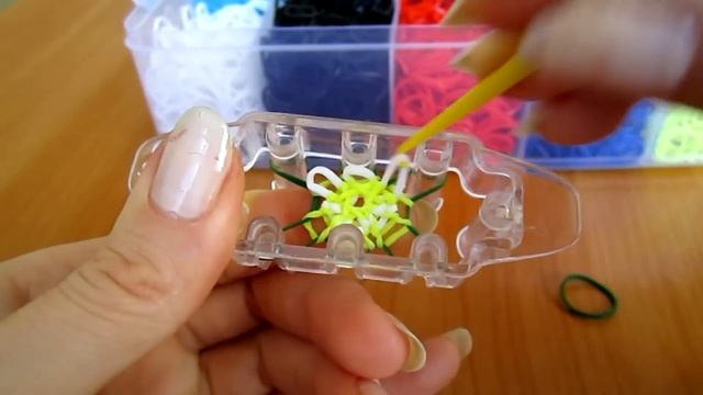 ✿Браслет РОМАШКИ ✿ Как плести браслеты из резинок Rainbow Loom ✿ НА МОНСТРТЕЙЛ смотреть онлайн