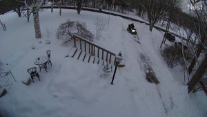 Plowing with my Yamaha Grizzly 660
