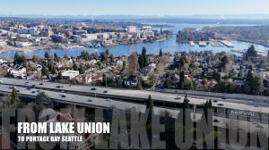 From Lake Union to Portage Bay: A Seattle Journey by Air