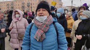 Ирина Кусова на акции 23 января