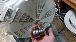 Сборка бака, барабана стиральной машинки. без ударов, и повреждений.