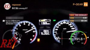 2019 SUBARU Levorg 2.0 GT-S 100-200km/h (State 2 ECU Tuning)