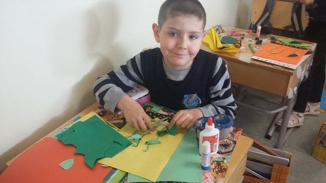 Аппликация "Горох" смотреть онлайн