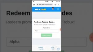 *two new  promo codes in (rblx.land)