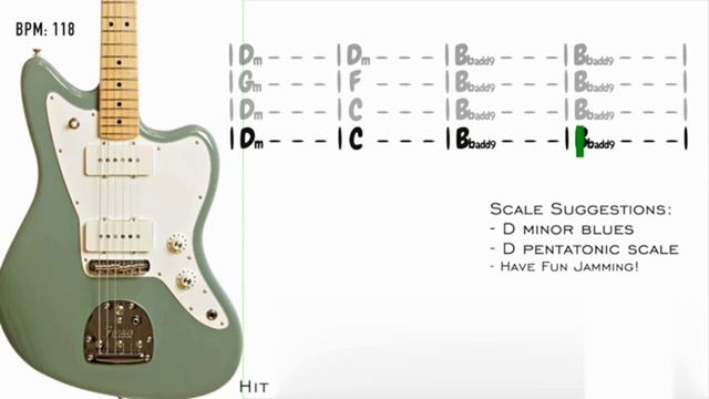 Ballad Stadium Rock in D minor _ Guitar Backing Track