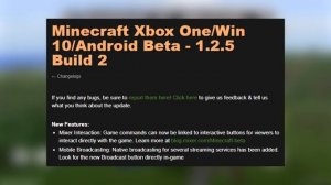 Minecraft 1.2.5 BETA - NEW Beta Build 2 Record Videos & Livestream EASILY! + New Tweaks