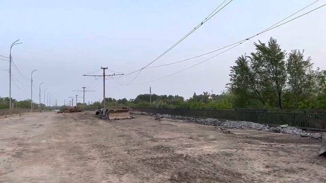 Май 2023 ремонт моста на Псковской Самара вид на БТЭЦ смотреть онлайн