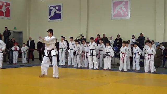 Taekwondo itf Azerbaijan Alishan Orujov 23.02.2014 смотреть онлайн