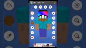 how to use skin editor 3D to draw minecraft skin