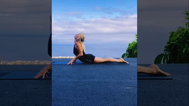 Advanced Yoga Pose Bhujangasana Cobra ? #yogini #yogi #yogaforall #yogashorts #asana #yoga