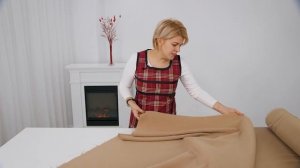 "Тканевый Бутик", арт. 10079, Мягкая ворсовая ткань цвета кэмел