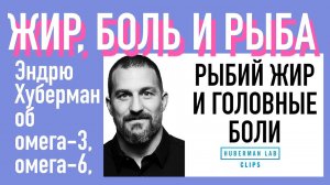 Нейробиолог Эндрю Губерман о головных болях, пользе омега 3, ее  отличие от омега 6