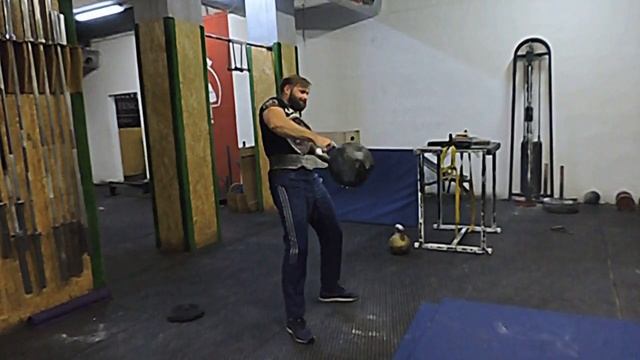 Делаем выводы с гирей YOUSTEEL 94 кг смотреть онлайн