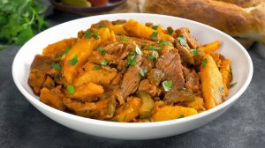 АЗУ ИЗ ИНДЕЙКИ на сковороде. Нереально вкусное блюдо из простых продуктов.