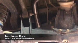 Ford Ranger Raptor 3inch Performance Exhaust