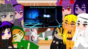 Mob Talker React To NMM Sans Vs Chara by MORØ Nighteye