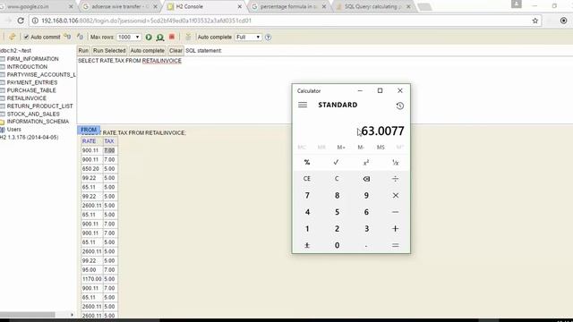 SQL - Percentage Formula Calculation H2 Database - Intact Abode смотреть онлайн