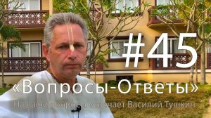"Вопросы-Ответы", Выпуск #45 - Василий Тушкин отвечает на ваши вопросы