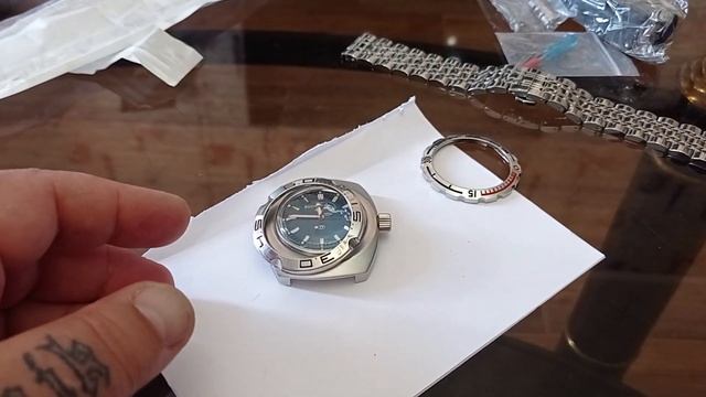 часы восток амфибия замена безеля и ремешка ! смотреть онлайн