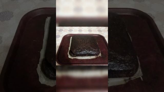 Шоколадный пирог с вишней.Наслаждение с первого кусочка.