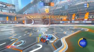 My first flick goal in Rocket Leauge *Big boy Flick *