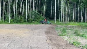 Стоунбурьер (фреза с обратным вращением) ZimAni SB125 - для подготовки почвы под посев газона.