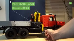 Mercedes Zetros 2733 - Behind the MOC - Lego Technic + SBrick + BuWizz