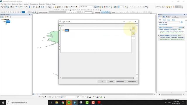 GIS Tutorial: How to Convert Shapefiles to KML Using ArcGIS смотреть онлайн