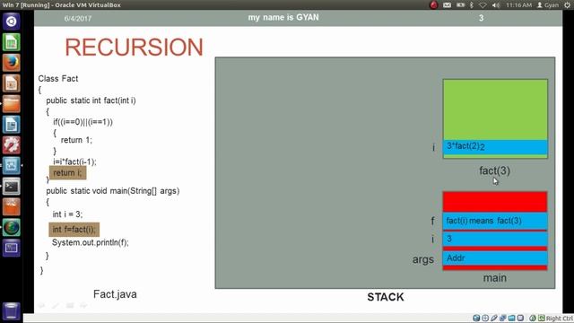 A Method Calling Itself | Recursion | Stack Overflow Error | Java