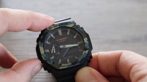 Casioak How to SET THE TIME GA2100SU-1AER Casio G-Shock GA-2100 module number 5611