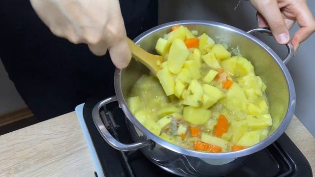 This potato soup is better than medicine. Quick & easy potato soup recipe.