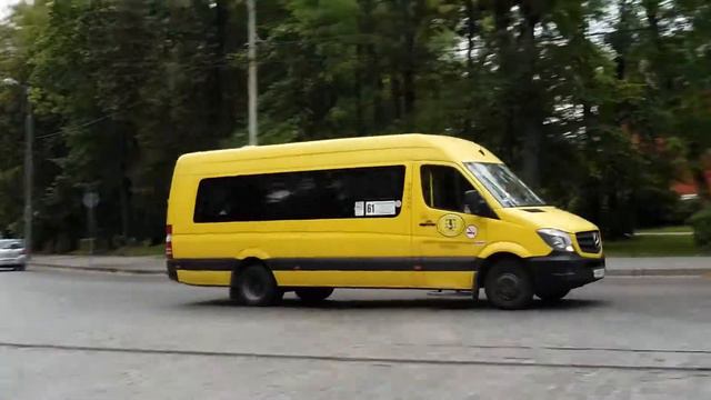 МВ splinter "СКИБА" маршрут 61 смотреть онлайн