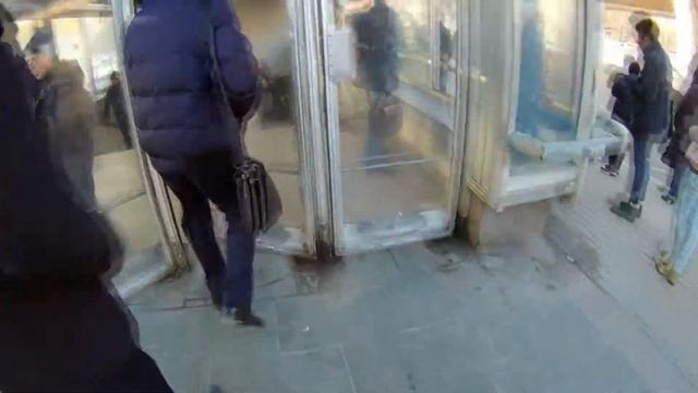 Дорога до гостиницы "Наследие" от метро ВДНХ ул. Космонавтов, 2. Москва 7.02.2017 смотреть онлайн