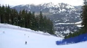 On Course at Whistler: Women's Downhill