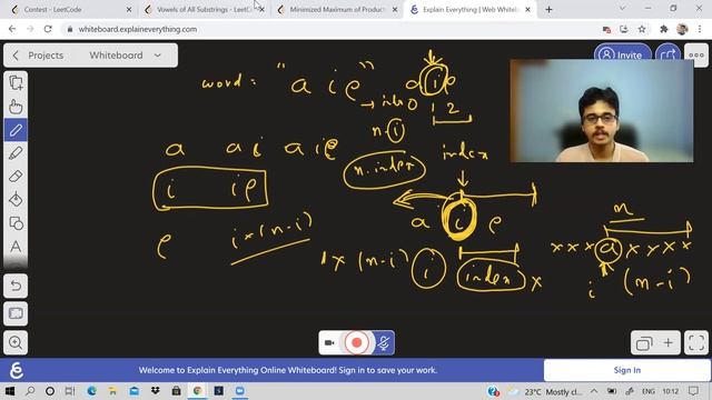 Vowels of All Substrings | LeetCode Weekly contest 266 | DSA смотреть онлайн