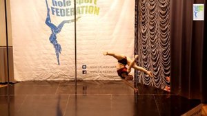 Всеукраинский чемпионат Лучшая Школа Украины Pole dance 2015". Колесник Ольга - Студия «ANGELS»